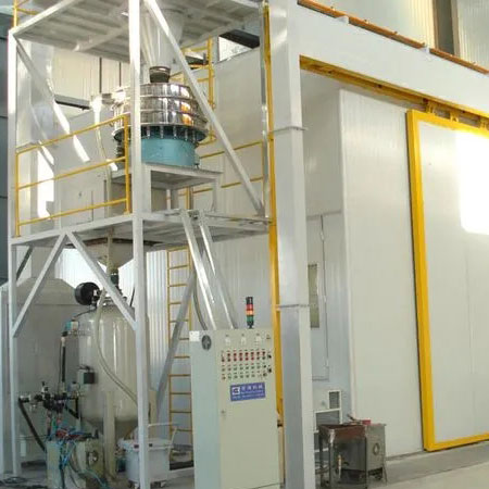 江北机械回收型喷砂房和气力回收型喷砂房有什么区别?