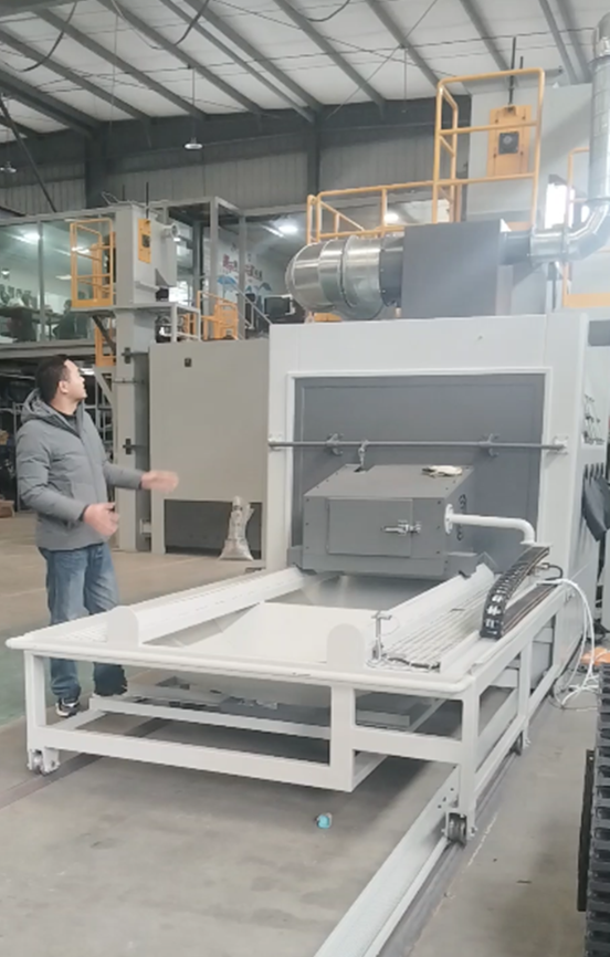 江北喷砂机在汽车制造中的表面处理应用